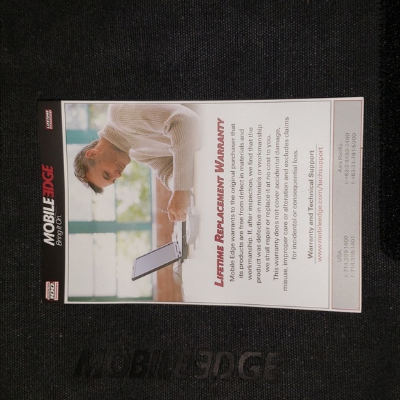 FF 💘🖤💘BRAND NEW MOBILE EDGE BLACK/GRAY 17.3" ECO-FRIENDLY LAPTOP MESSENGER - Picture 13 of 16